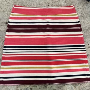LOFT Striped Pencil Skirt